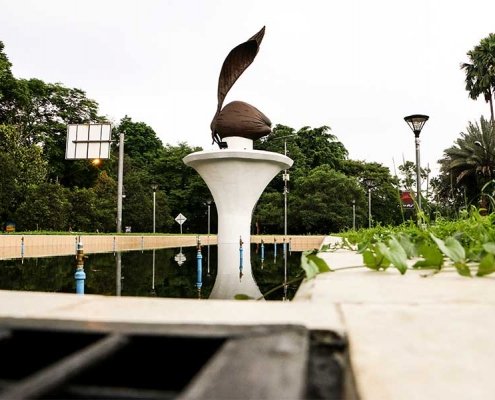 patung publik tugu kitri tunas kelapa pramuka bandung