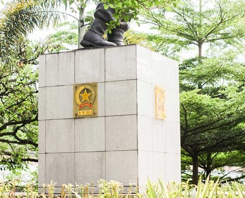 patung publik pelajar pejuang laswi badung